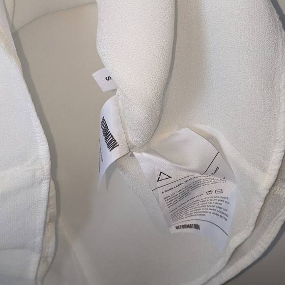 REFORMATION draped mock neck top - Picture 2 of 7